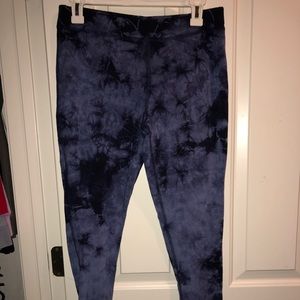 Purple Tie Dyed Leggings